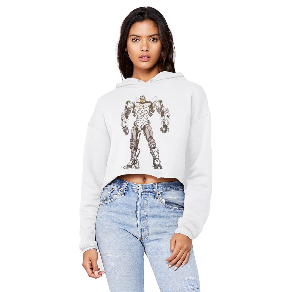 Rimitron Unisex Cropped Raw Edge Boyfriend Hoodie - IAKAM