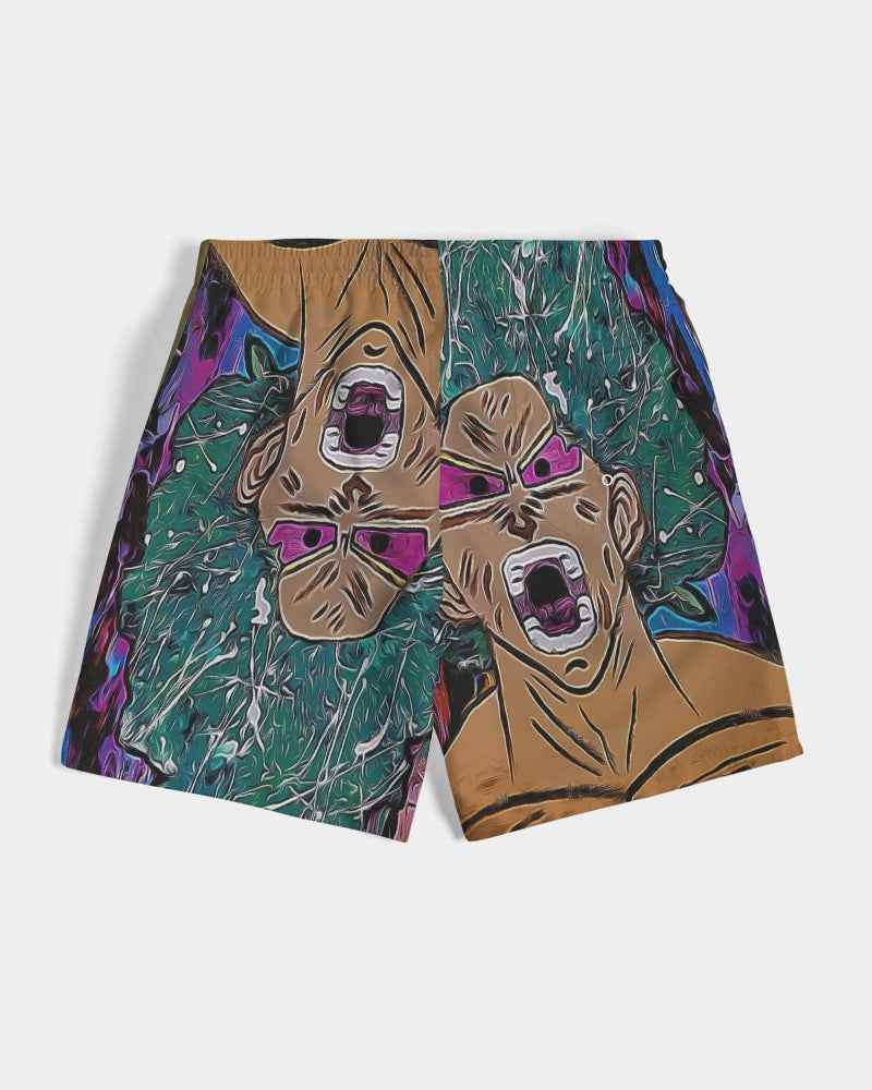 Green  Saiyan Men's Swim Trunk
