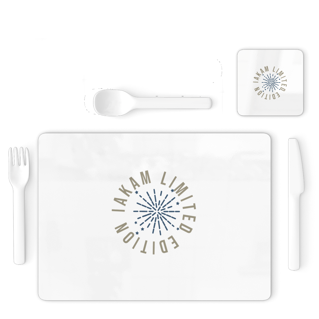 IAKAM Limited Edition Single Placemat and Coaster Set - IAKAM