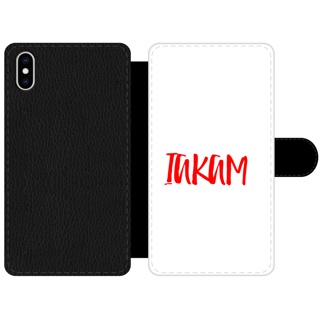 IAKAM Red Front Printed Wallet Cases - IAKAM