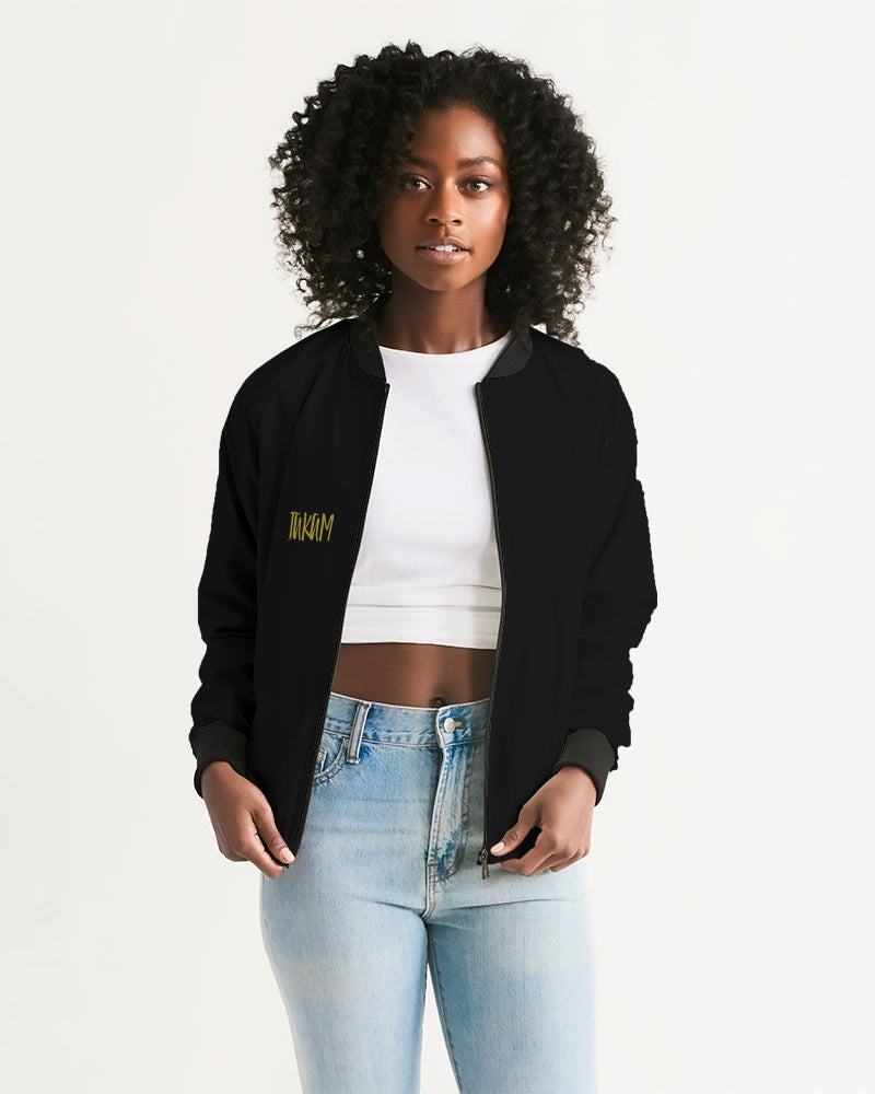 IAKAM  BLK GOLD Bomber Jacket - IAKAM