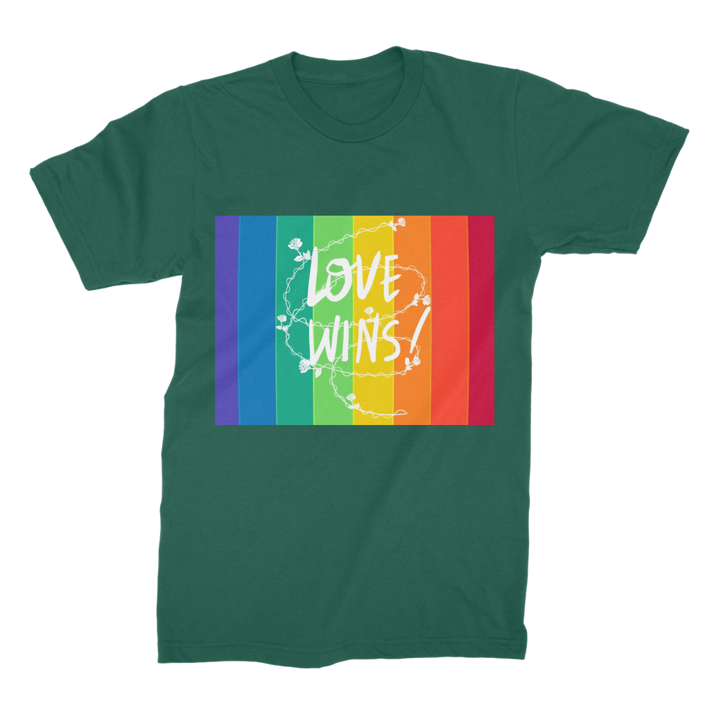 Love Wins Premium Jersey Men's T-Shirt - IAKAM