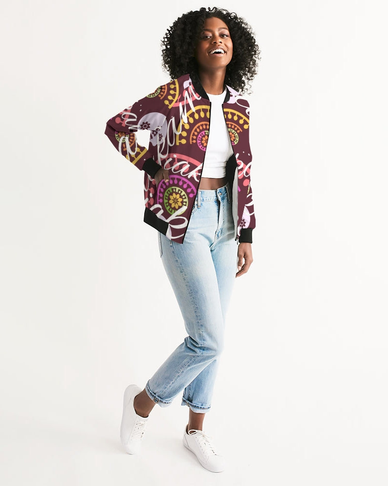 Crazy Skull 1 Women's Bomber Jacket - IAKAM