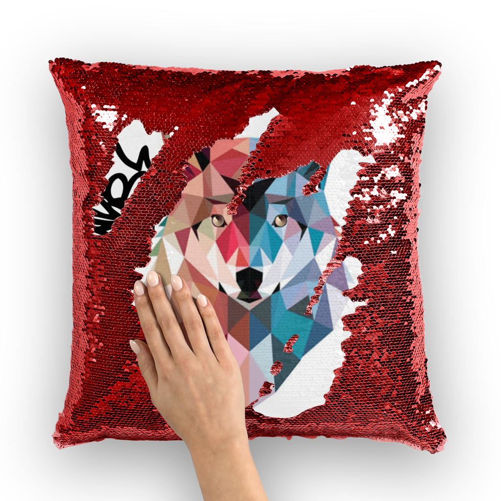 Vibes Sequin Cushion Cover - IAKAM