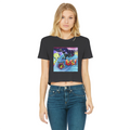 JUNGLE Classic Women's Cropped Raw Edge T-Shirt