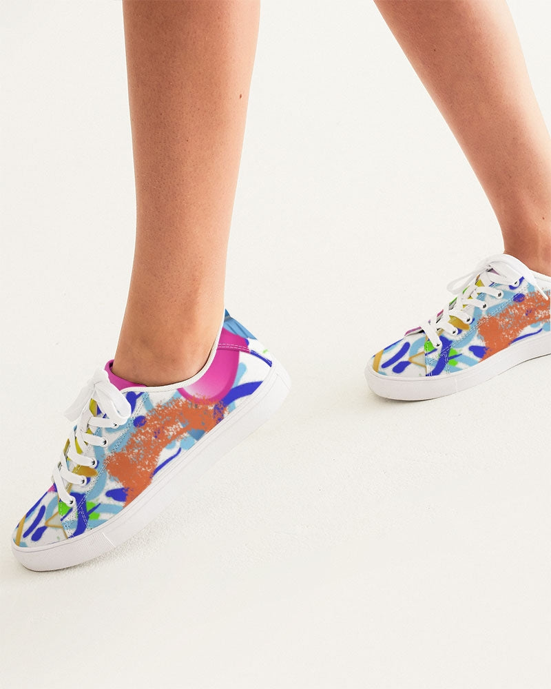 Automation Women's Faux-Leather Sneaker - IAKAM