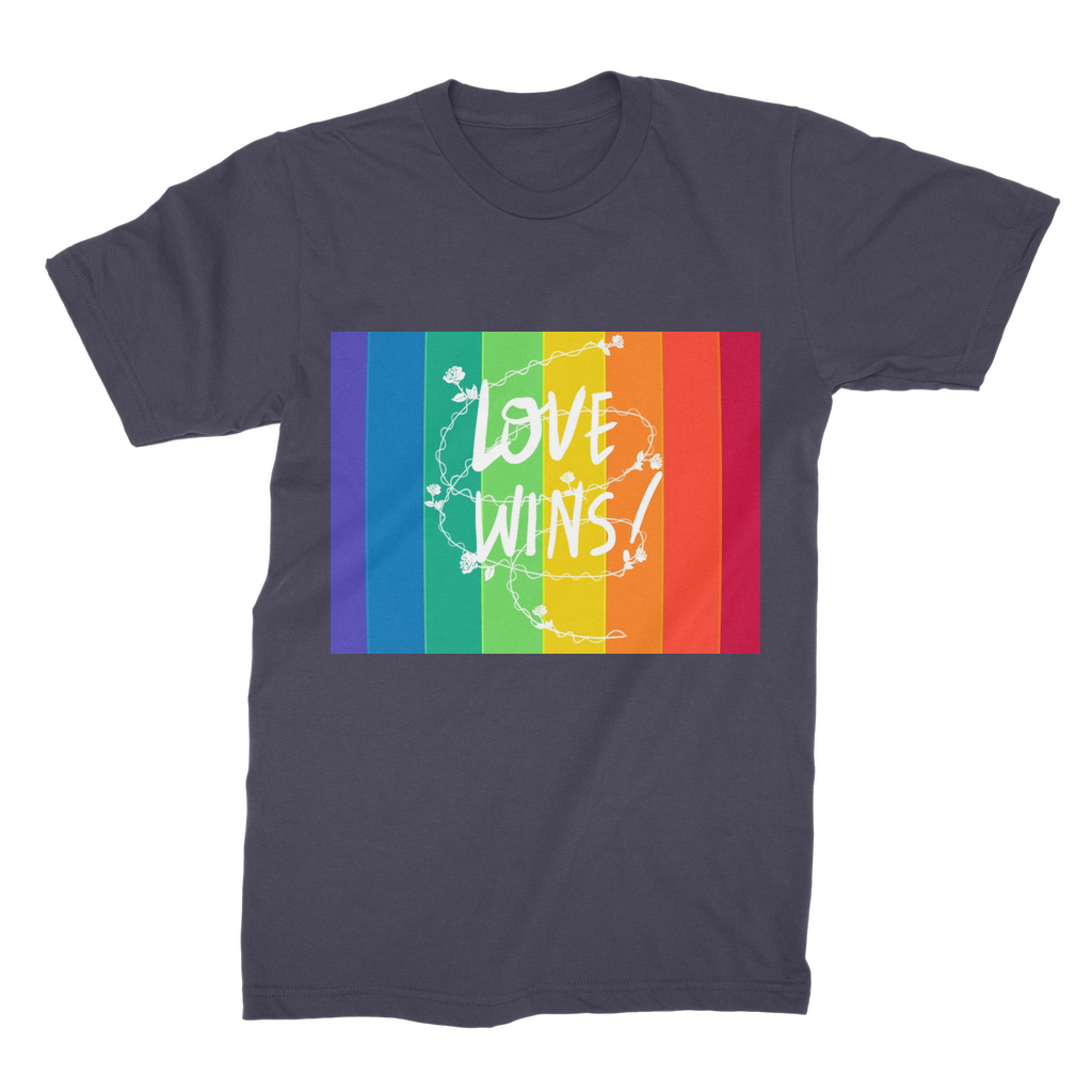 Love Wins Premium Jersey Men's T-Shirt - IAKAM