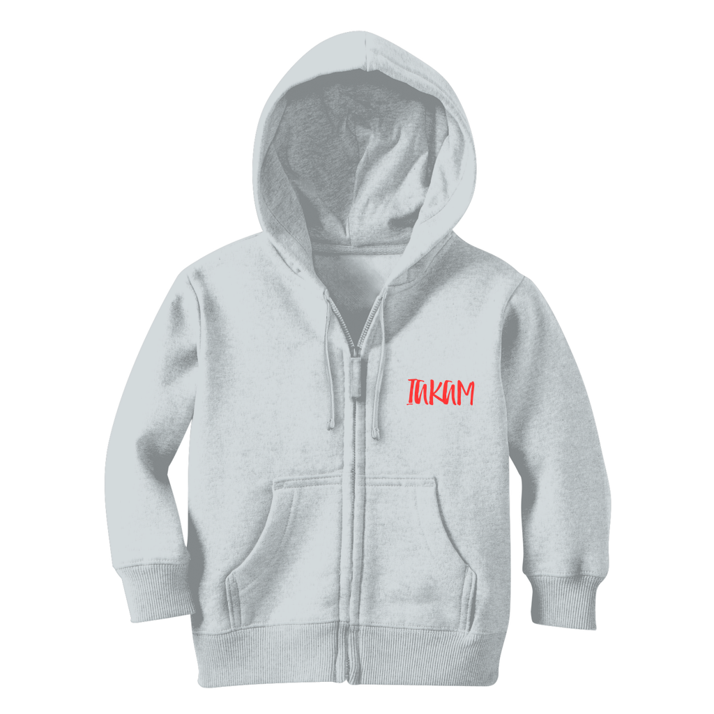 IAKAM Red Classic Kids Zip Hoodie - IAKAM