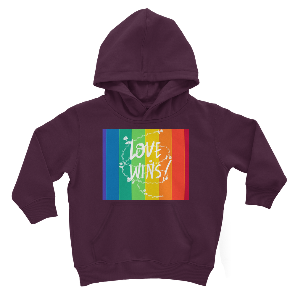 Love Wins Classic Kids Hoodie - IAKAM