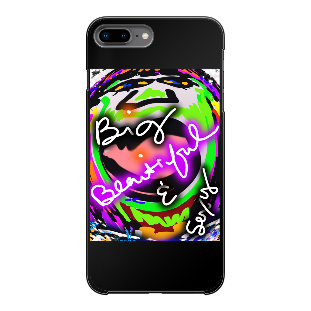 Bbs Back Printed Black Hard Phone Case - IAKAM