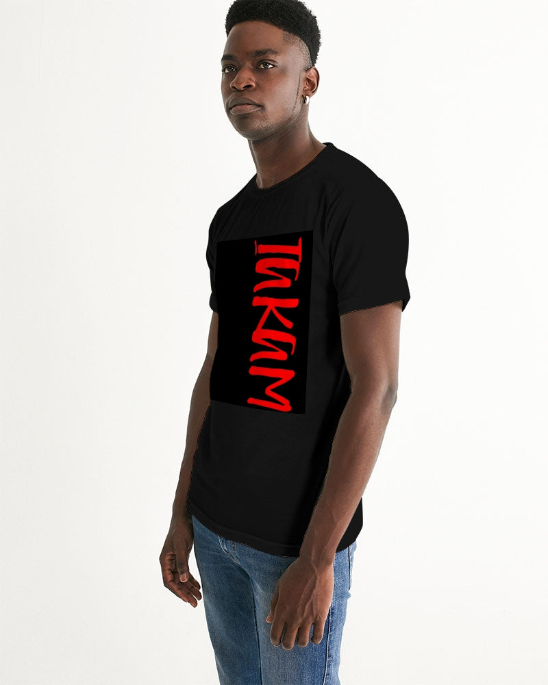IAKAM  Red Men's Graphic Tee - IAKAM