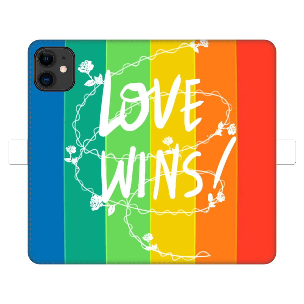 Love Wins Fully Printed Wallet Cases - IAKAM