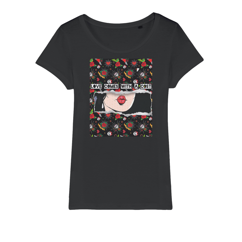 Love Cost Organic Jersey Womens T-Shirt - IAKAM