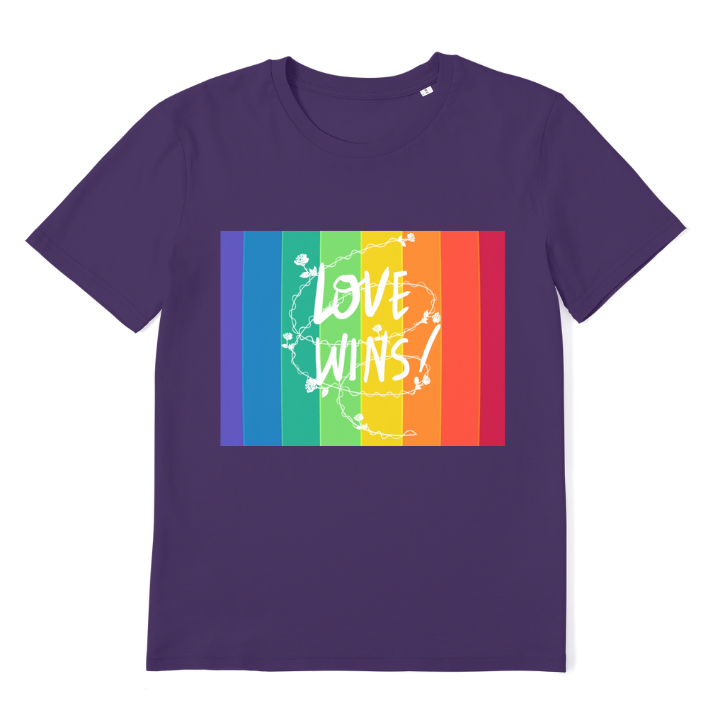 Love Wins Premium Organic Adult T-Shirt - IAKAM