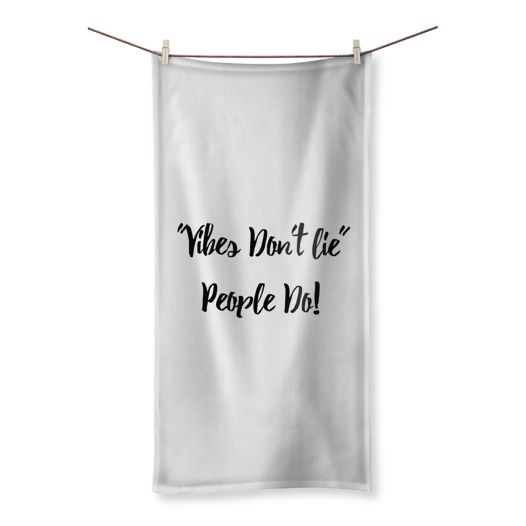 Vibes Don't Lie Sublimation All Over Towel - IAKAM