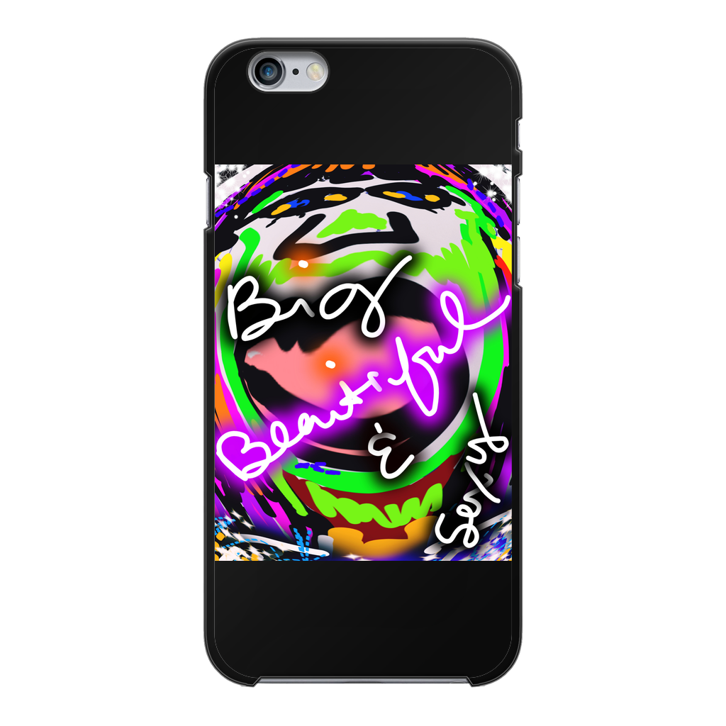 Bbs Back Printed Black Hard Phone Case - IAKAM