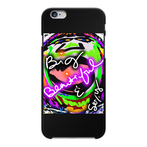 Bbs Back Printed Black Hard Phone Case - IAKAM
