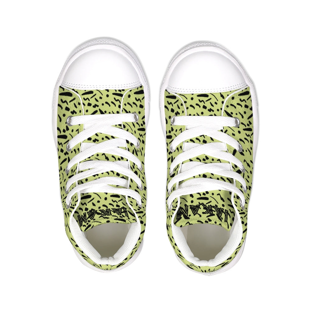 IAKAM Frog Kids Hightop Canvas Shoe - IAKAM