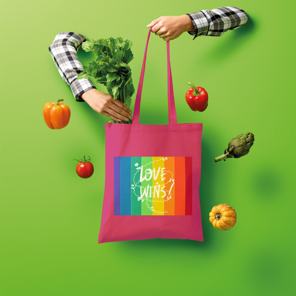 Love Wins Shopper Tote Bag - IAKAM