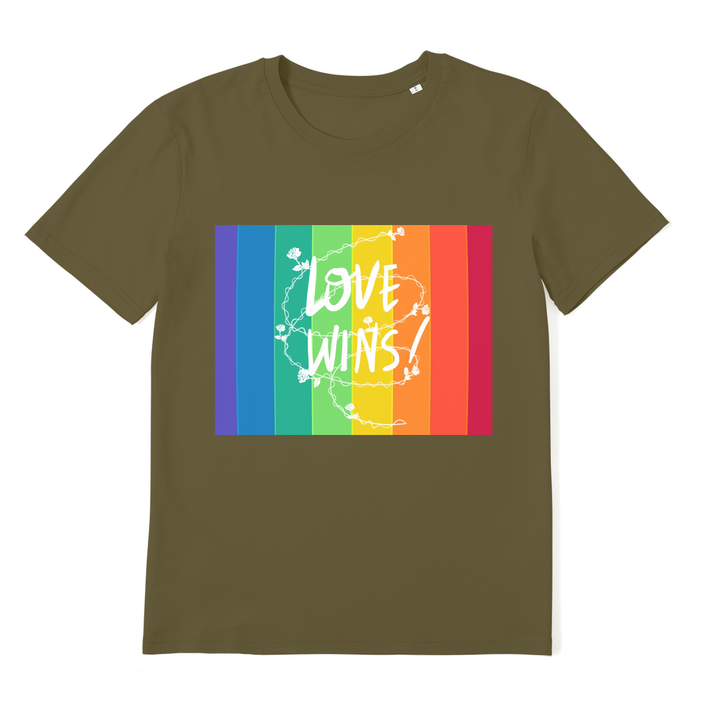 Love Wins Premium Organic Adult T-Shirt - IAKAM