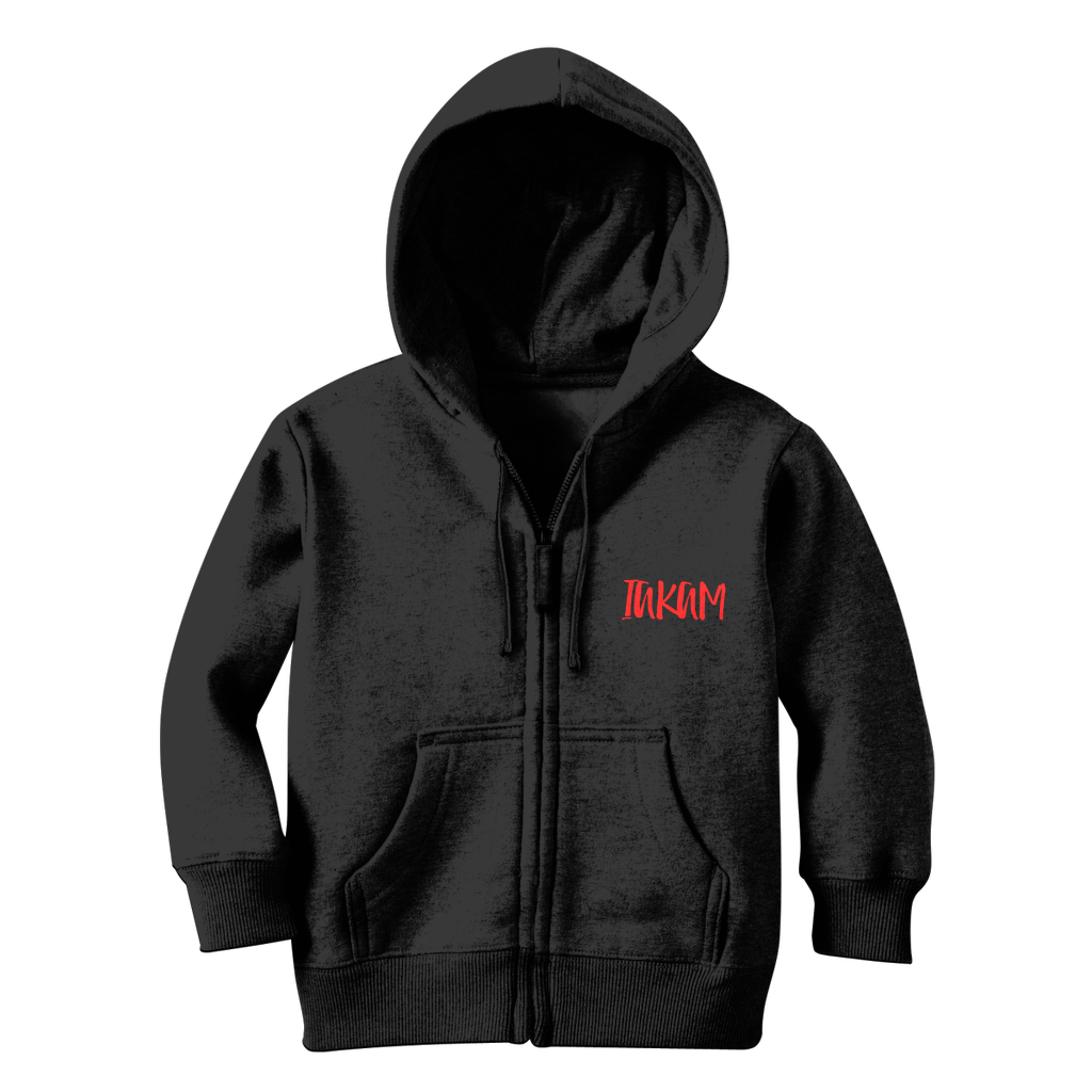 IAKAM Red Classic Kids Zip Hoodie - IAKAM