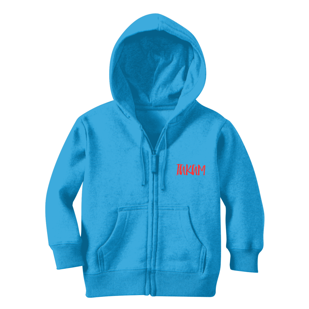 IAKAM Red Classic Kids Zip Hoodie - IAKAM