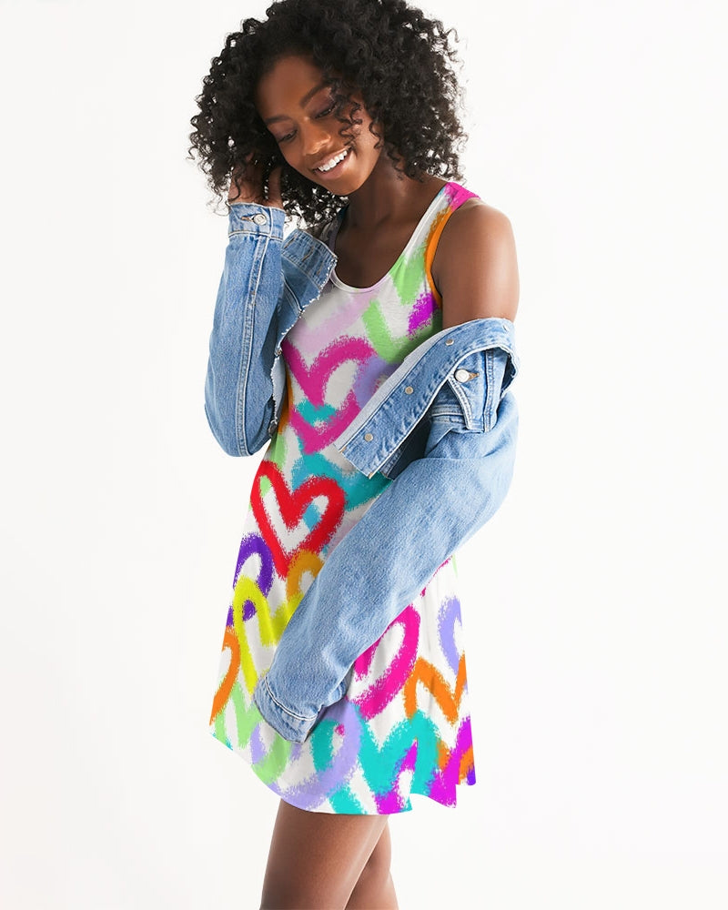 Heartful Women's Racerback Dress - IAKAM
