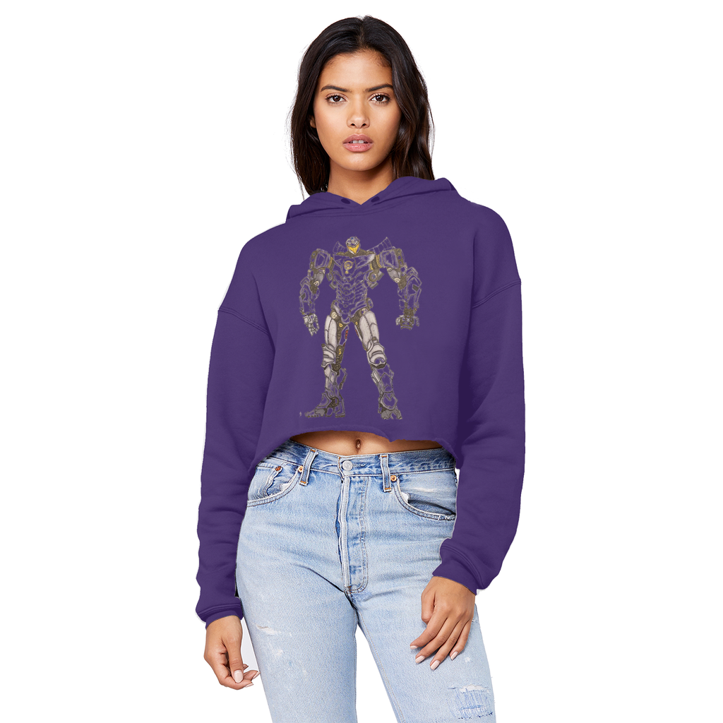 Rimitron Unisex Cropped Raw Edge Boyfriend Hoodie - IAKAM
