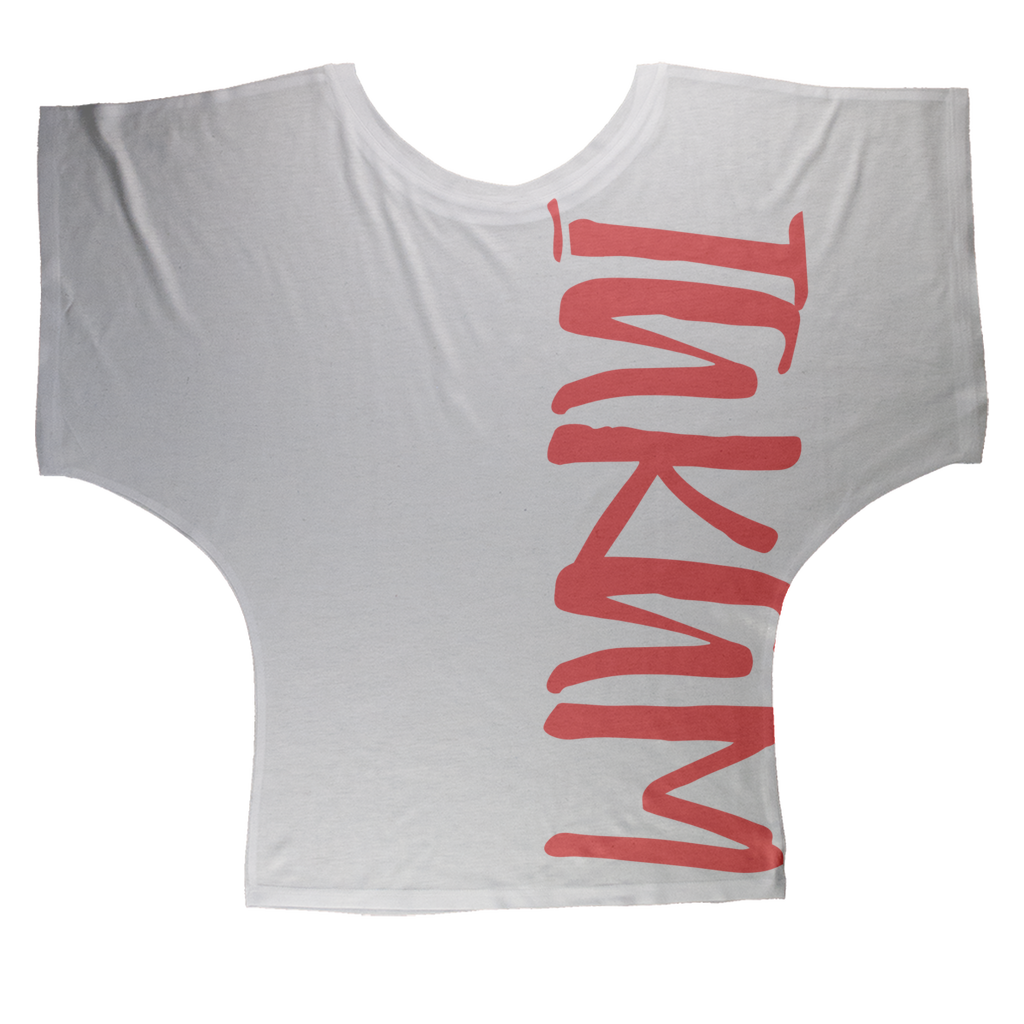 IAKAM Red Sublimation Batwing Top - IAKAM
