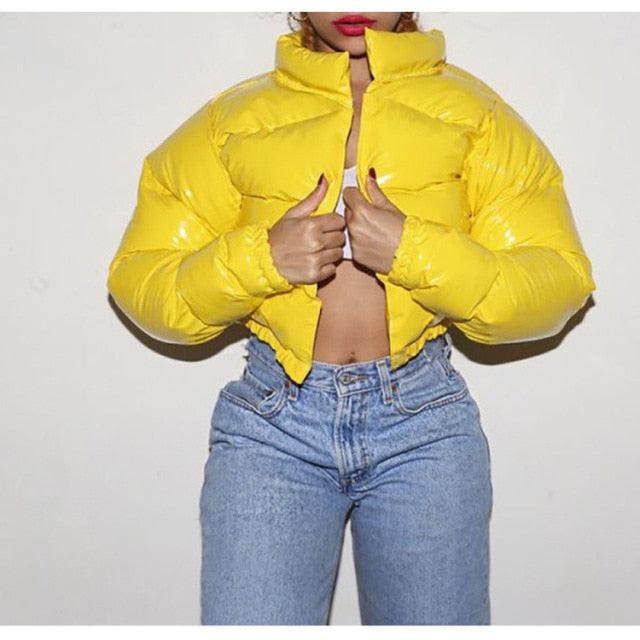Cute Down Short Jacket Women  Cropped Puffer Jacket - IAKAM