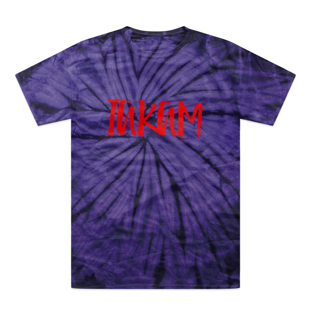 IAKAM Red Tonal Spider Tie-Dye T-Shirt - IAKAM