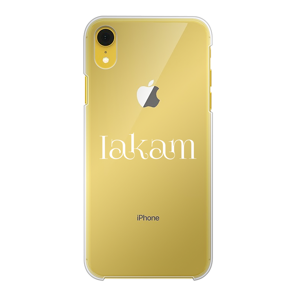 Iakam collec Back Printed Transparent Hard Phone Case - IAKAM