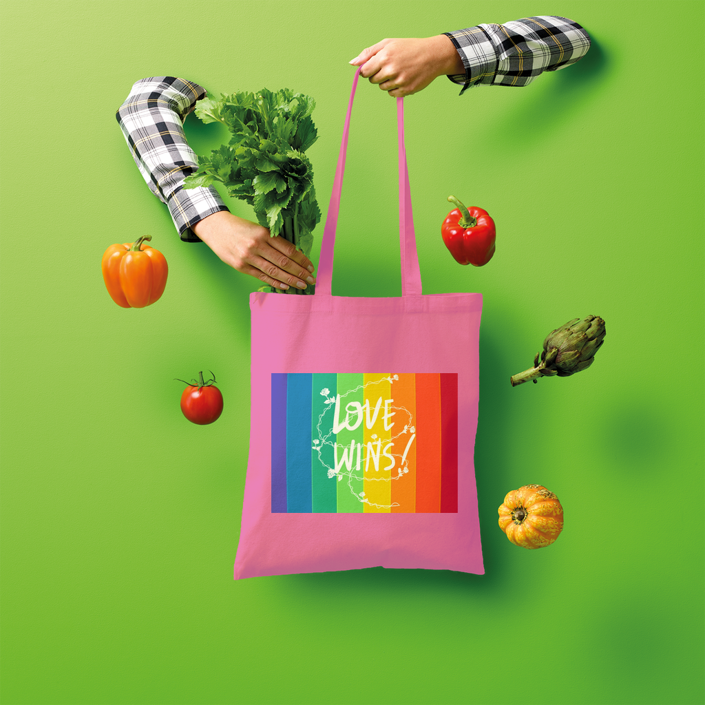 Love Wins Shopper Tote Bag - IAKAM