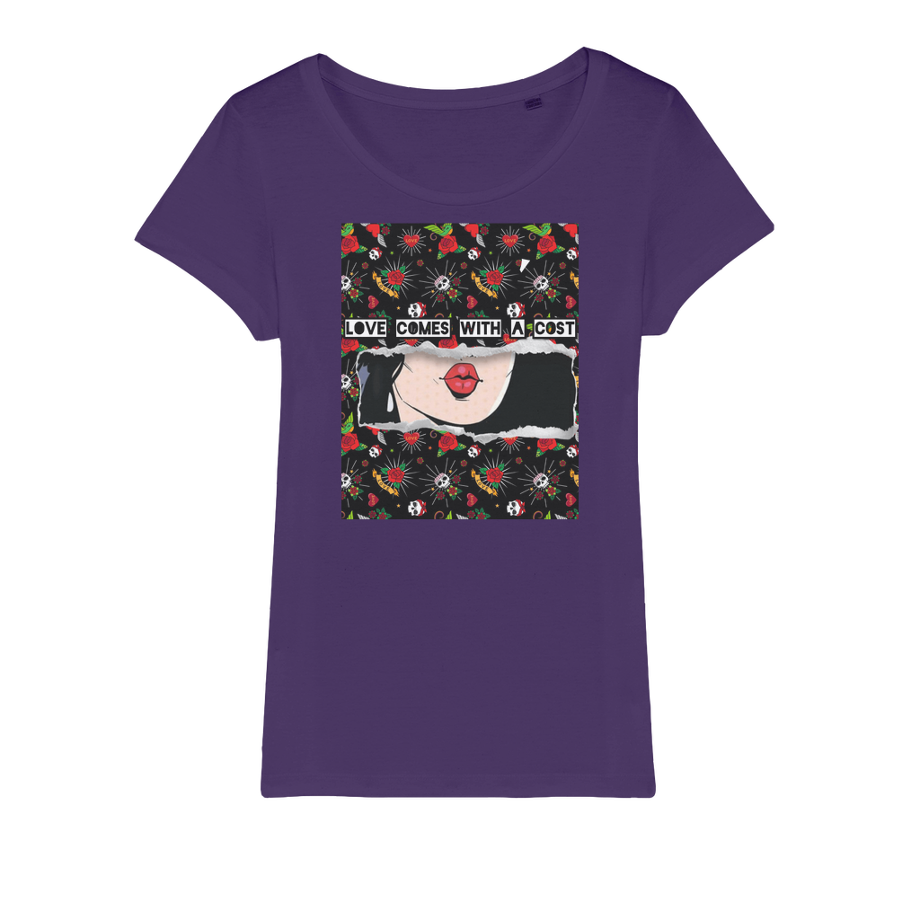 Love Cost Organic Jersey Womens T-Shirt - IAKAM
