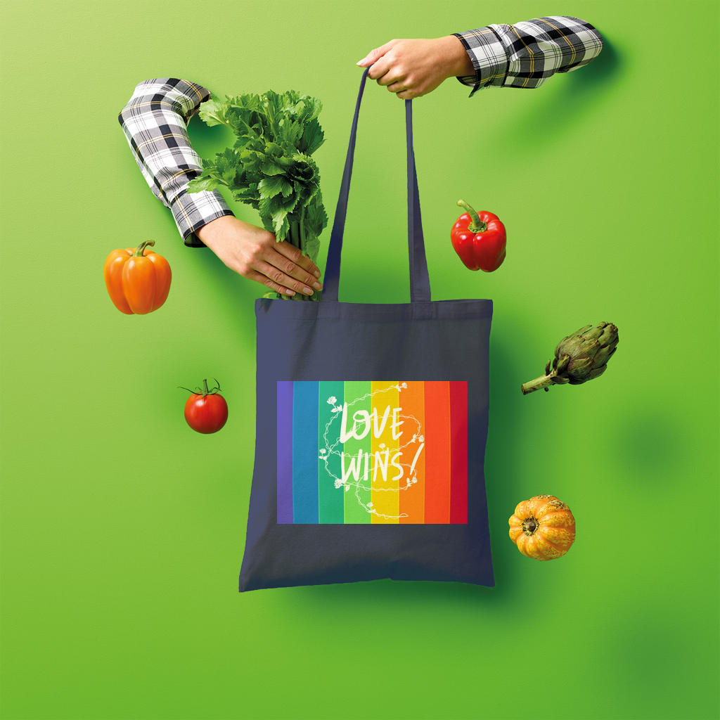 Love Wins Shopper Tote Bag - IAKAM