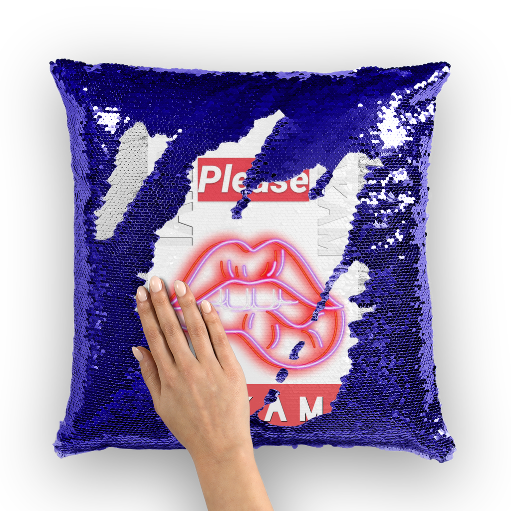 Please Sequin Cushion Cover - IAKAM