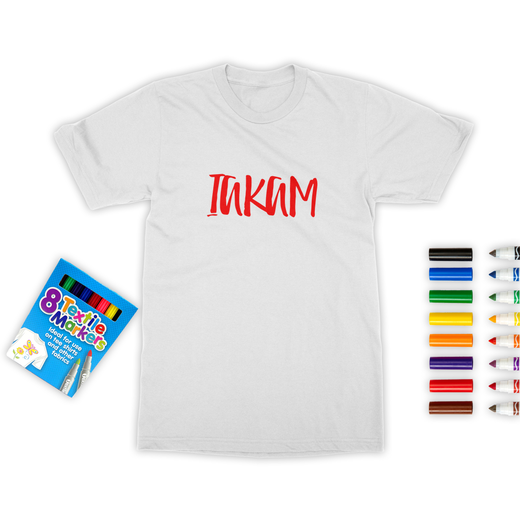 IAKAM Red Colouring T-Shirt - IAKAM