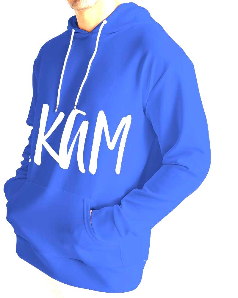 Blue Men's Hoodie - IAKAM