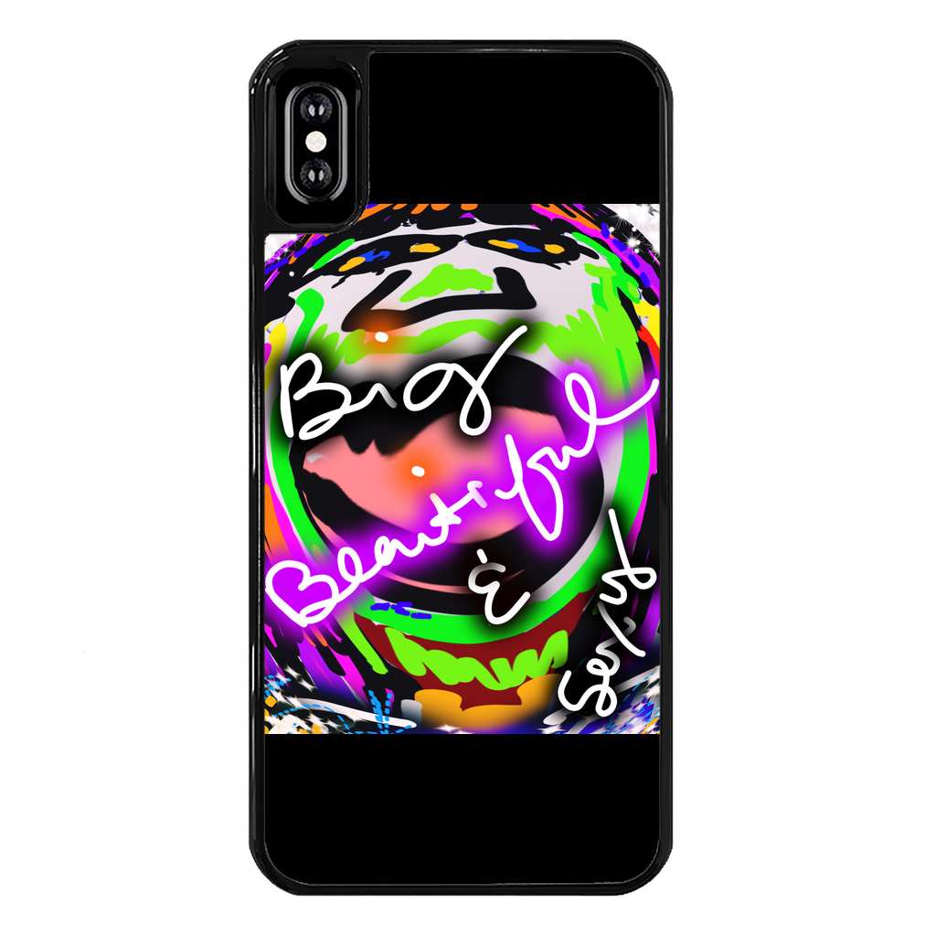 Bbs Back Printed Black Hard Phone Case - IAKAM