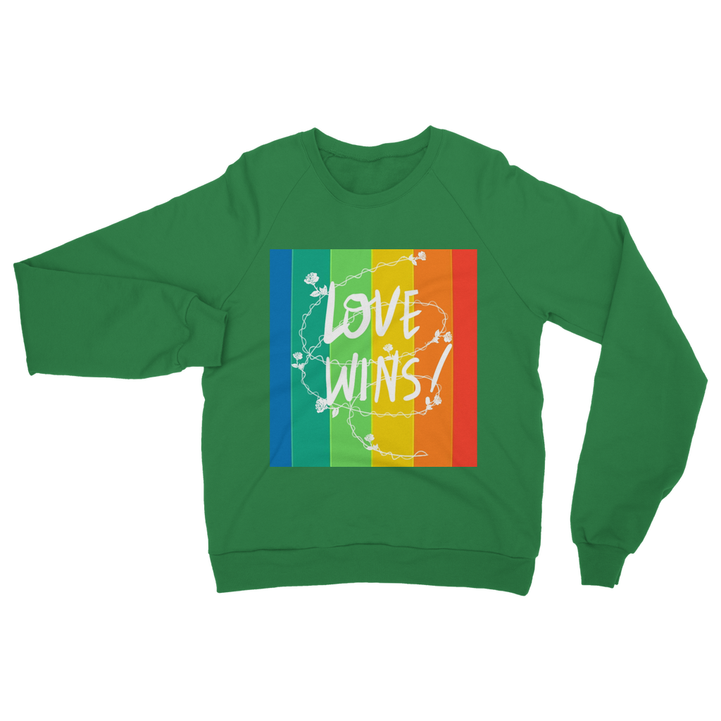 Love Wins Classic Adult Sweatshirt - IAKAM