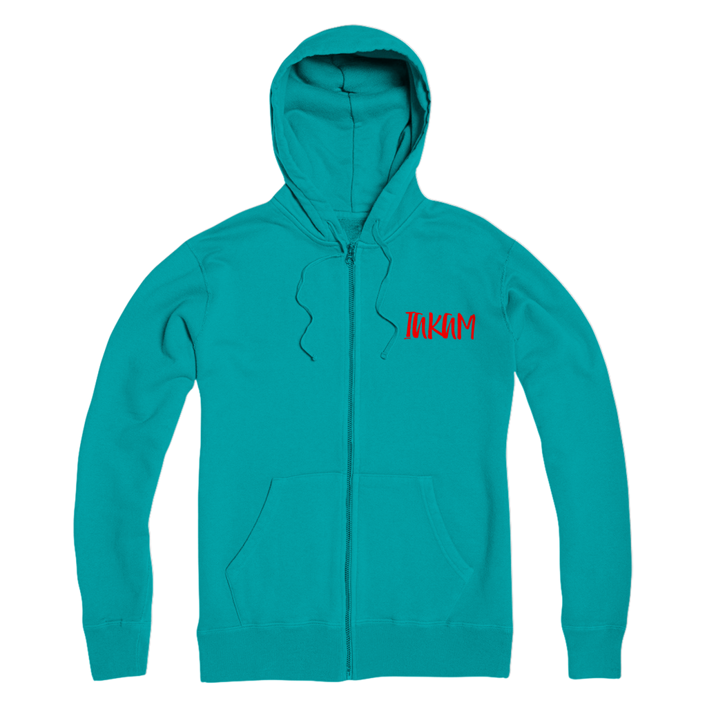 IAKAM Red Premium Adult Zip Hoodie - IAKAM