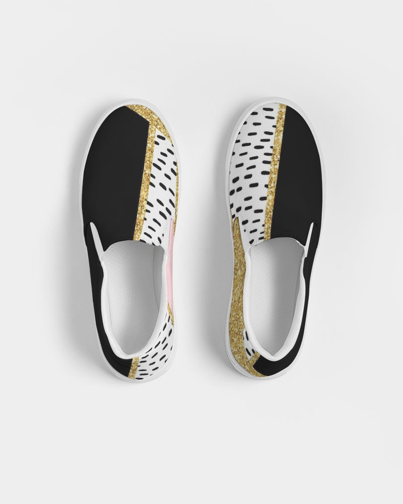 Classy Women's Slip-On Canvas Shoe - IAKAM