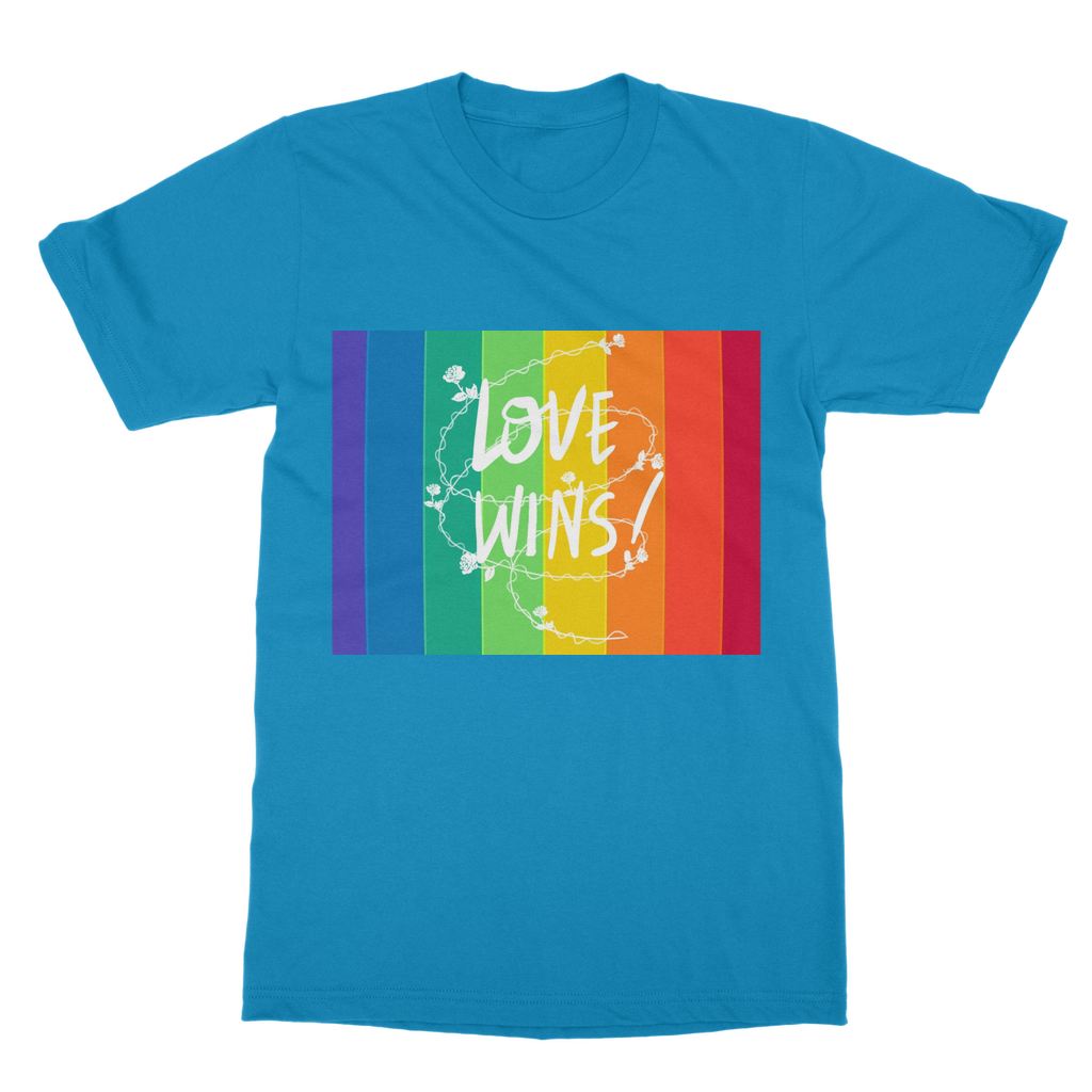 Love Wins Classic Adult T-Shirt - IAKAM