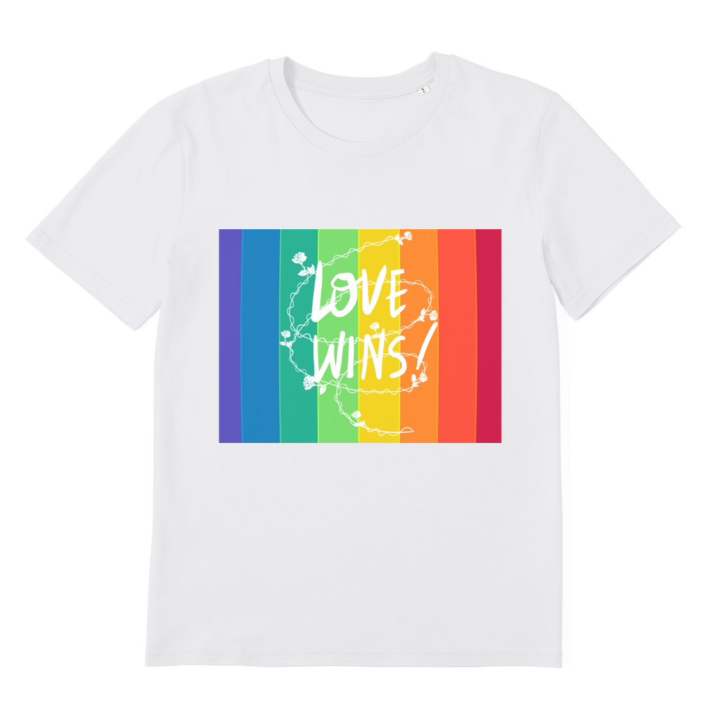 Love Wins Premium Organic Adult T-Shirt - IAKAM