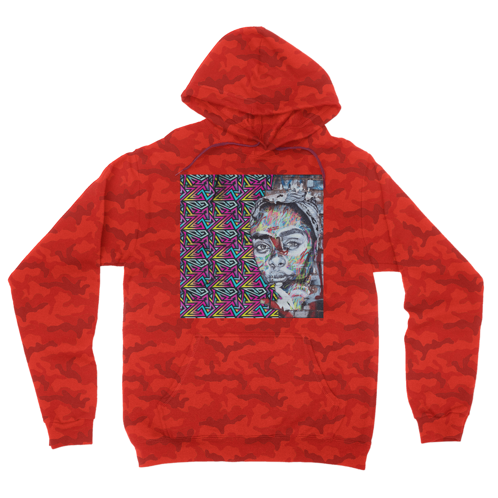 Beauty Camouflage Adult Hoodie - IAKAM