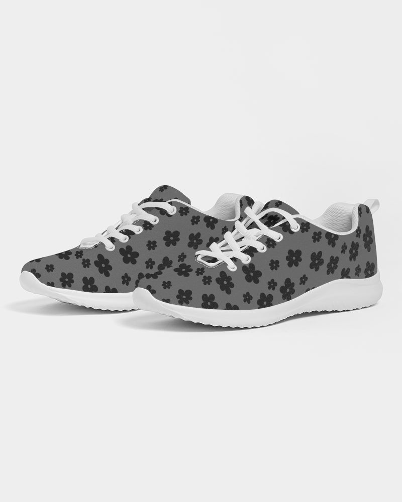 Flower Pattern Women's Athletic Shoe - IAKAM