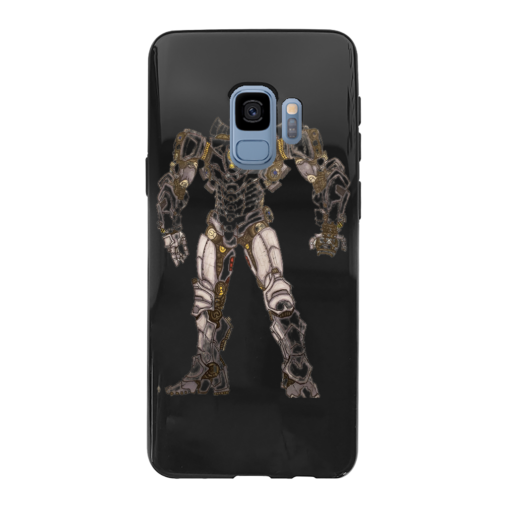 Rimitron Back Printed Black Soft Phone Case - IAKAM