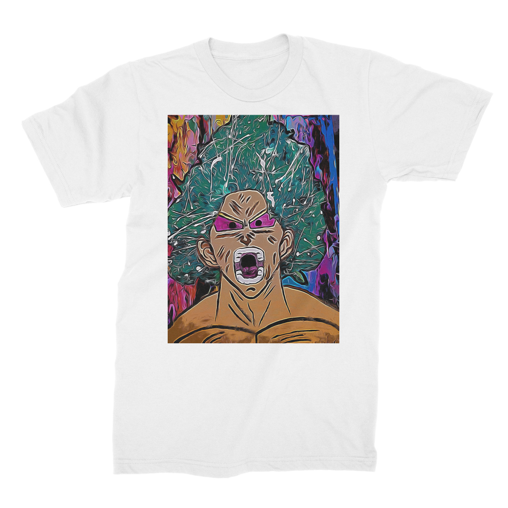 Green Saiyan Premium Jersey Men's T-Shirt - IAKAM