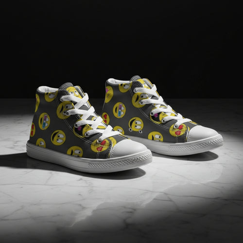 Emjoi Kids Hightop Canvas Shoe - IAKAM