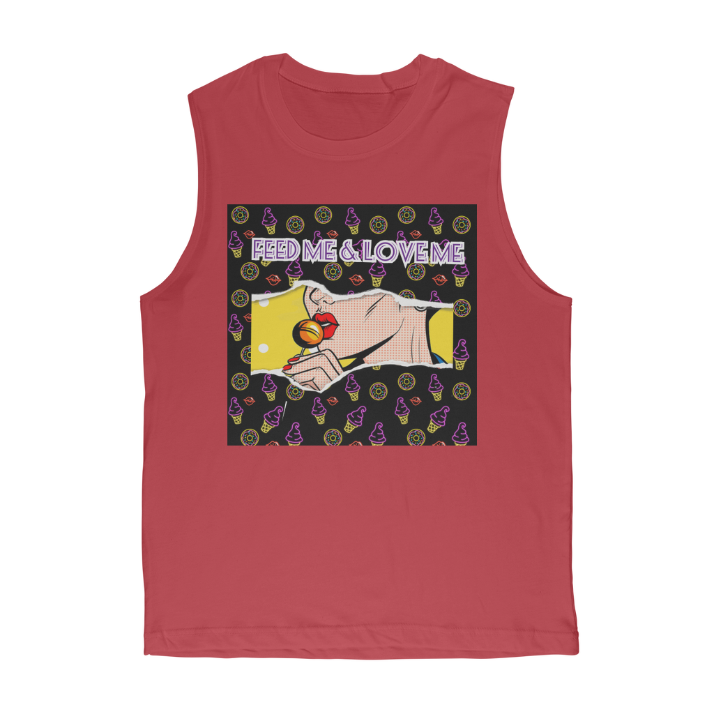 Feed Me Love Me Classic Adult Muscle Top - IAKAM